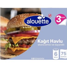 Alouette Kağıt Havlu 3 Katlı 6'lı (8'li Paket)