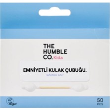 Humble Bebek ve Çocuk Emniyetli Kulak Çubuğu 50'li (8'li Paket)