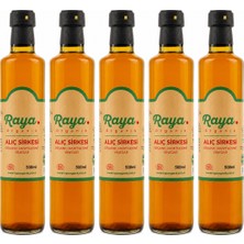 Raya Organik Organik Alıç Sirkesi 500 ml 5’li Set (5 x 500)