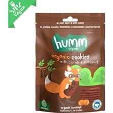 Humm Organic Keçiboynuzlu ve Fındıklı Vegan Kurabiye 55 G (7'li Paket)