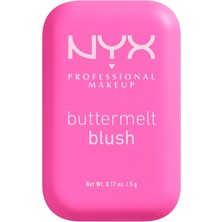 Nyx Professional Makeup Buttermelt Blush Kremsi Pudra Allık 01 My Butta Half