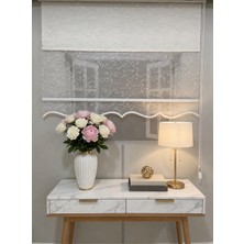 İREMKARAHOME Çift Mekanizmalı Tül ve Stor Perde - Model 6