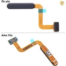 Arsking Uyumlu Galaxy M22 Muadil Parmak Izi Filmi Siyah Yan Sanayi Parmak Izi Film Kablosu Parmak Izi Sensör