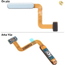 Arsking Uyumlu Galaxy M52 Parmak Izi Filmi Buz Mavisi Parmak Izi Film Kablosu Parmak Izi Sensörü Filmi Home