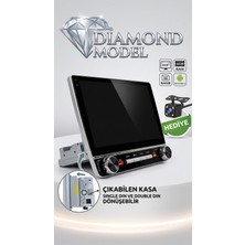 Kingwin 10.8 Inç Diamond Serisi Android Oto Teyp - 4gb Ram / 64GB - Single Din'den Double Din'e Dönüşebilen Multimedya (Geri Görüş Kamerası Hediye)