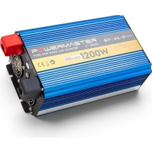 Antenci Powermaster PWR-1200 12VOLT 1200WATT Pure Sinus Wave Inverter