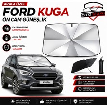 OtoÇizgi Ford Kuga Şemsiye Tip Ön Cam Güneşliği Katlanabilir Uv Korumalı Araç Cam Güneşlik
