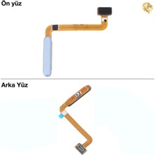 Arsking Uyumlu Galaxy M53 Muadil Parmak Izi Filmi Buz Mavisi Yan Sanayi Parmak Izi Film Kablosu Parmak Izi S