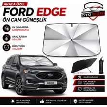OtoÇizgi Ford Edge Şemsiye Tip Ön Cam Güneşliği Katlanabilir Uv Korumalı Araç Cam Güneşlik
