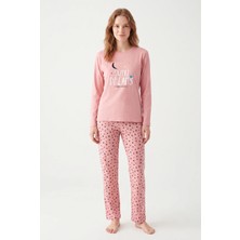 Fames Kadın Mevsimlik Uzun Kol Sweet Dreams Pijama Takımı