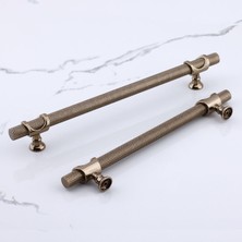 Nzb Mobilya Çekmece Mutfak Dolabı Dolap Kulpları Kulpu Kulpları Bronz Metal Kulp 128 mm (1 Adet)