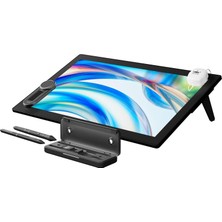 Huion Kamvas Pro 24 (Gen3) 4K IPS Panel UHD LCD Grafik Tablet 58.92CM x 36.40CM, 16384 Kademe Basınç Hassasiyetli, 10 Parmak Dokunmatik, C140% Srgb, 5080LPI, 3840X2160 4K Çözünürlük (HUGT2402)