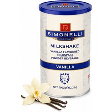 Simonelli Vanilya Aromalı Milkshake Tozu 1000 g (1 kg) - Soğuk İçecek ve Toz Karışım Teneke