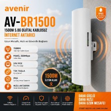 Antenci Avenir AV-BR1500 5.8g Dijital Kablosuz Internet Aktarıcı - Takım Set