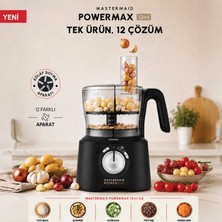 Karaca Mastermaid Power Max 12 In 1 Mutfak Robotu Siyah Tek Ürün 12 Çözüm