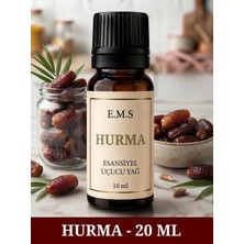 E.M.S HURMA Uçucu Yağ Buhurdanlık Yağı Difüzör Esansı Oda Kokusu Esansı MUM ESANSI 10 ML.