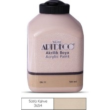 Artdeco Akrilik Boya 70L-3654 Sütlü Kahve 500 ML