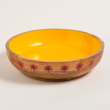 Zsa Zsa Zsu Lakrı Mango Ağacı Kase 30X30X8 cm