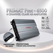 Kingwin PMT-6500 4 Kanal Class Ab Oto Amfi / Amplifikatör - 4000W Max Power