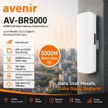 Antenci Avenir AV-BR500 2.4g Dijital Kablosuz Internet Aktarıcı - 2ADET Takım Set
