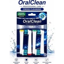 Colgate Oral Clean Cross Cleanıng 4’lü Yedek Diş Fırçası Başlığı
