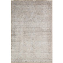 Cool Halı Pierra Bej %100 Natural Tencel Iplik Yumuşak Ipeksi Dokulu Vintage Eskitme Desenli Şık Salon Halısı