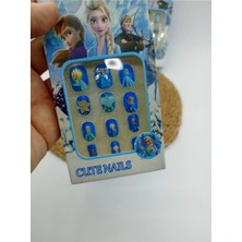 My World Life Çocuk Tırnak Seti Elsa Kabartmalı Model