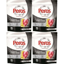 Peros Pratik Matik Çamaşır Deterjanı Kapsülü - Tableti 104 Adet Siyahlar (4pk*26)