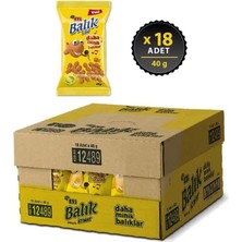 Eti Balık Mini Mısırlı Kraker 40 G 18'li (5'li Paket)