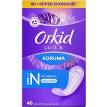 Orkid Günlük Koruma Ekonomik Normal 40'lı (5'li Paket)