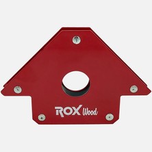 Rox Wood 0072 Manyetik Açılı Kaynak Tutucu Mıknatıs Gönye 50 Lbs (6'li Paket)