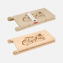 Koopman Yılbaşı Sunum Tahtası Kızaklı Tasarımlı (3'li Paket)