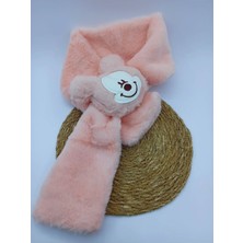 My World Life Ayıcık Figürlü Peluş Atkı (75 Cm) Çocuk Atkı