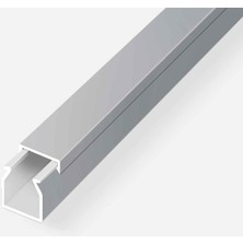 Mutlusan Kablo Kanalı 2m Metalik Gri 12X12 mm (8'li Paket)