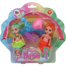 M Toys Oyuncak Deniz Kızı Bebek 11 cm (5'li Paket)
