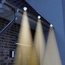 Ic Home 3'lü Solar Panel LED Aydınlatma Beyaz (2'li Paket)