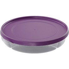 Cozzoni 4 Bölmeli Yuvarlak Saklama Kabı (8'li Paket)