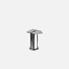 Tempo R42 Mobilya Ayağı 10 cm Tek Krom Kaplama (6'li Paket)