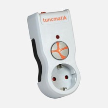 Tuncmatik Tunçmatik Tekli Akım Korumalı Priz Beyaz (2'li Paket)