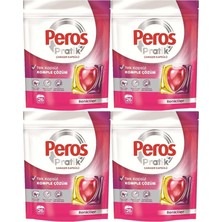 Peros Pratik Matik Çamaşır Deterjanı Kapsülü - Tableti 104 Adet Renkliler (4pk*26)