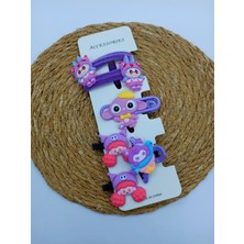 My World Life Stitch Figürlü Klips, Mandal , Lastik Toka Set