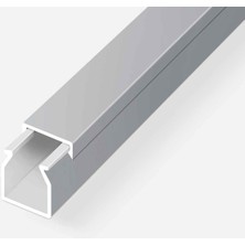 Mutlusan Kablo Kanalı 2 Metalik Gri 16X16 mm (5'li Paket)