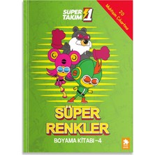 Süper 1 Takım Süper Renkler Boyama Kitabı (6'li Paket)