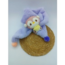 My World Life Penguen Figürlü Peluş Atkı (70CM )