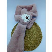 My World Life Ayıcık Figürlü Peluş Atkı (75 Cm) Çocuk Atkı