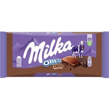 Milka Oreo Choco Sütlü Bisküvi Parçalı Çikolata 100 G (6'li Paket)