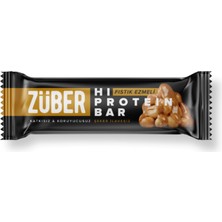 Züber Şeker Ilavesiz Fıstık Ezmeli Hi-Protein Bar 45 G (7'li Paket)