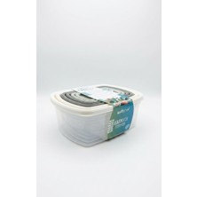 Proalet Softchef Easybox 6'lı Plastik Saklama Kabı Seti, Bpa Içermez Iç Içe Geçebilir Mutfak ve Buzdolabı Içi Düzenleyici Erzak Kabı Seti (225 ml - 3000 Ml)