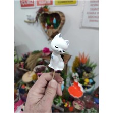 Himi Teraryum Objeleri Kedi Saksı Süsü Plastik Teraryum Obje Teraryum Malzemeleri Saksı Süsü Minyatür Obje