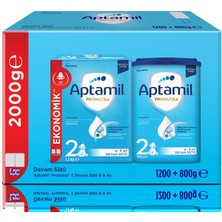 Aptamil Pronutra 2 Devam Sütü 1.200+800 G (3'li Paket)